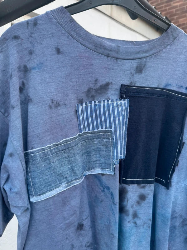 Revivvd Custom Reworked Patchwork T-Shirt