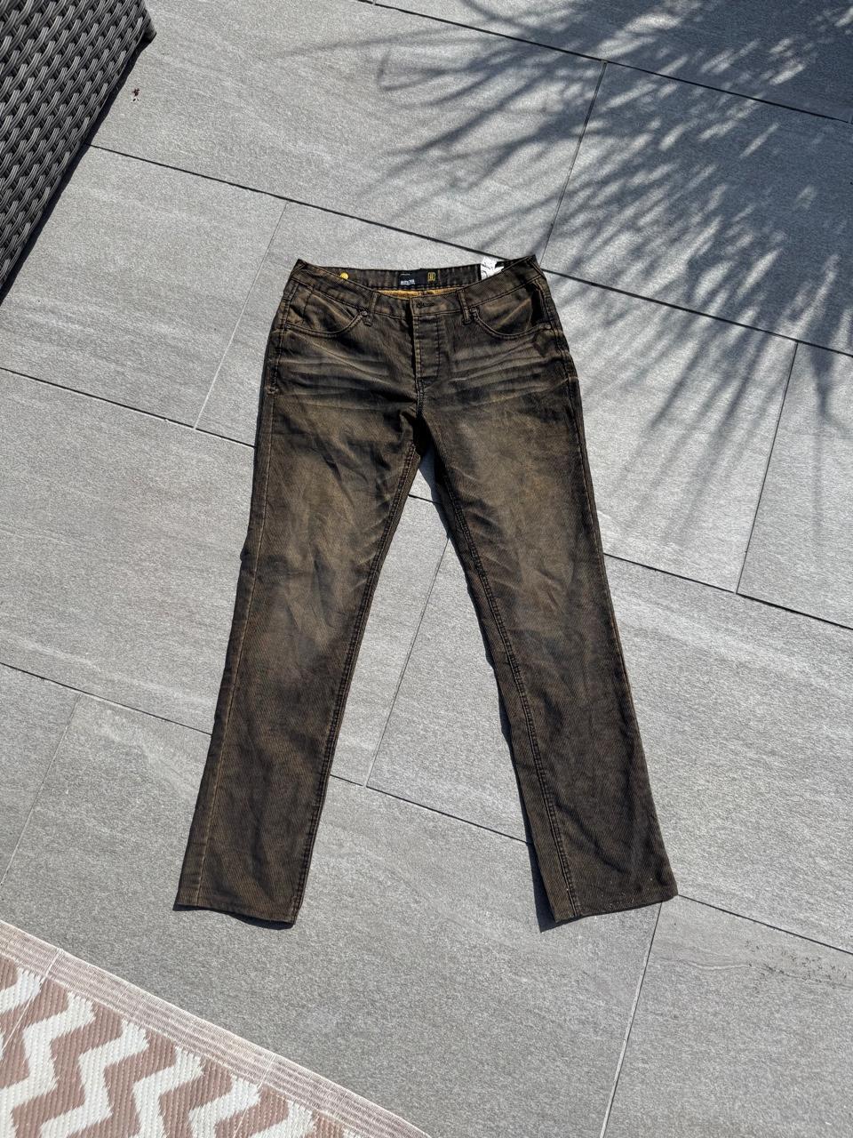 revivvd Custom Smog Bleached Corduroy Trousers – 32x32