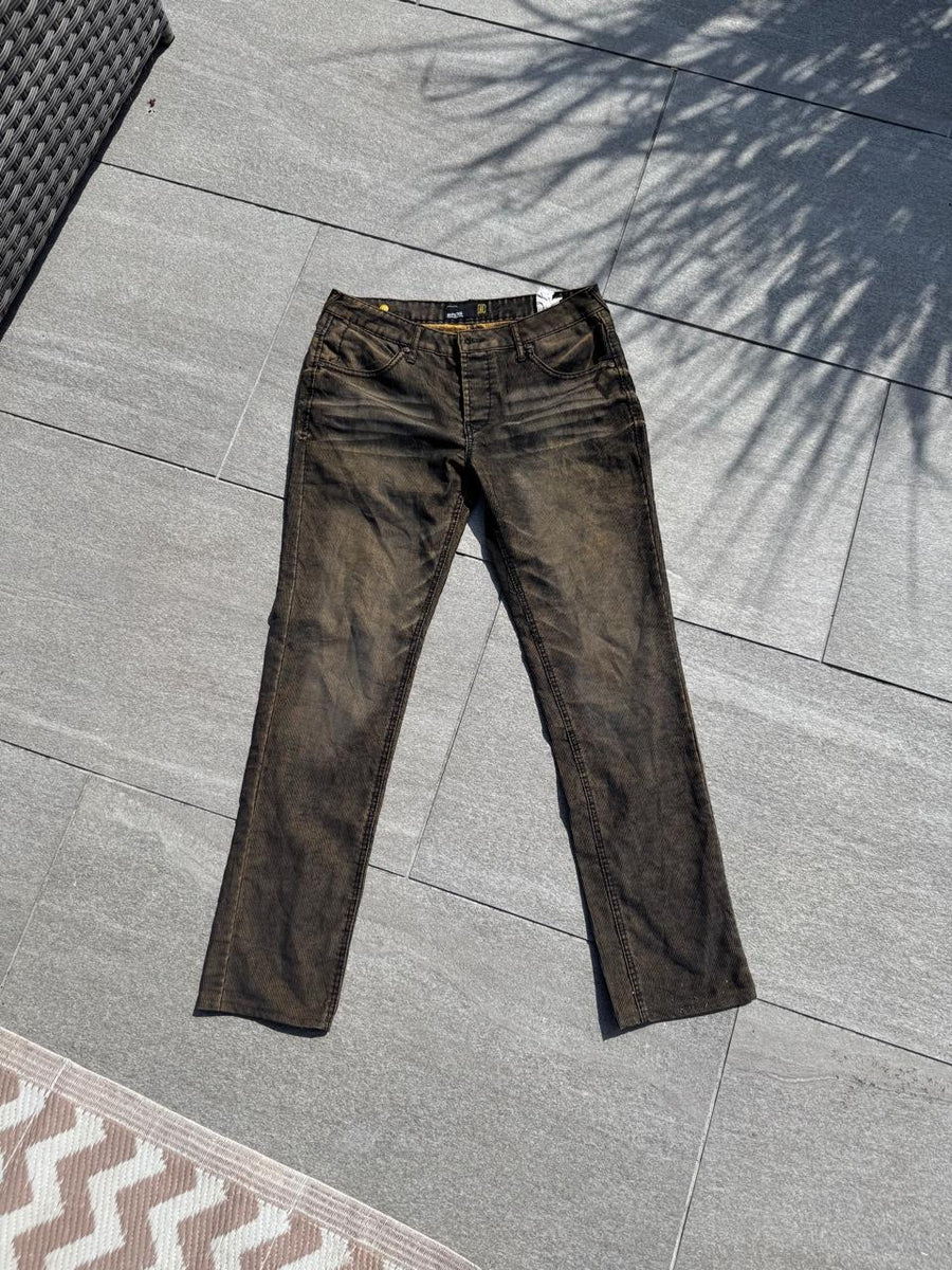 revivvd Custom Smog Bleached Corduroy Trousers – 32x32