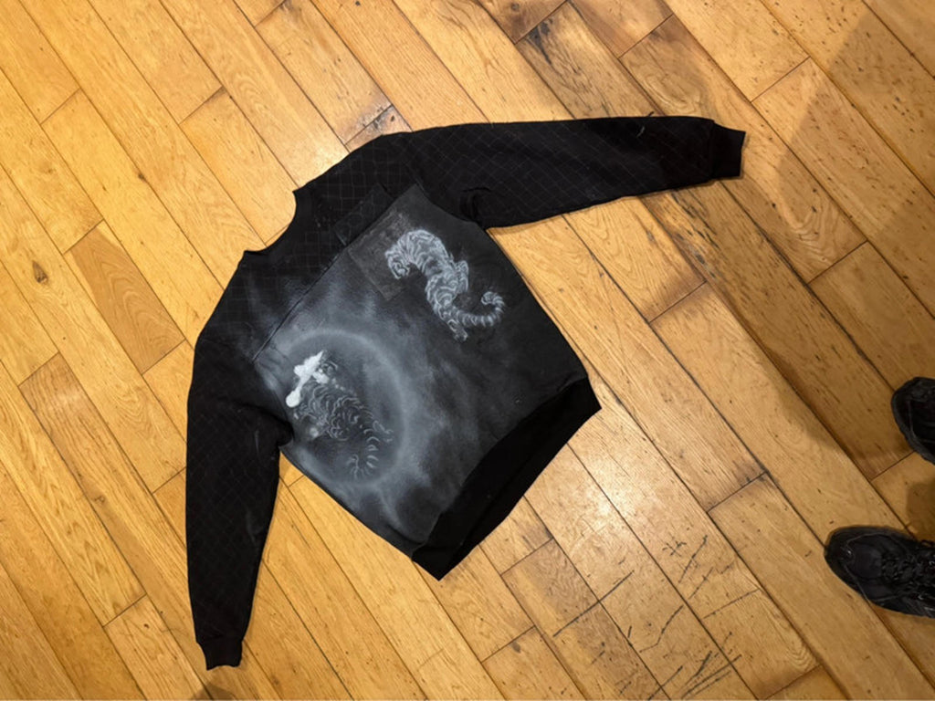 Custom black tiger jumper