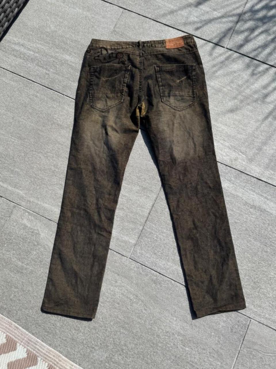 revivvd Custom Smog Bleached Corduroy Trousers – 32x32