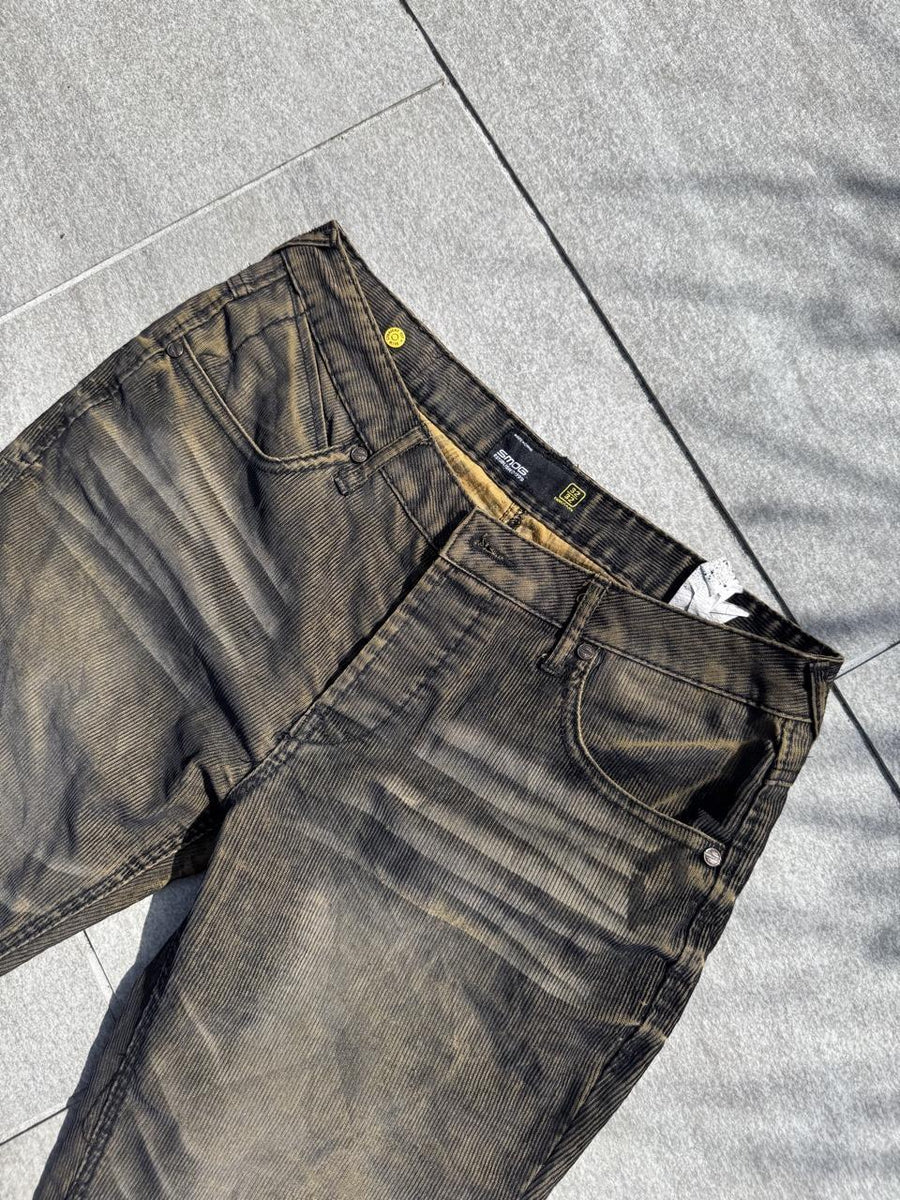 revivvd Custom Smog Bleached Corduroy Trousers – 32x32