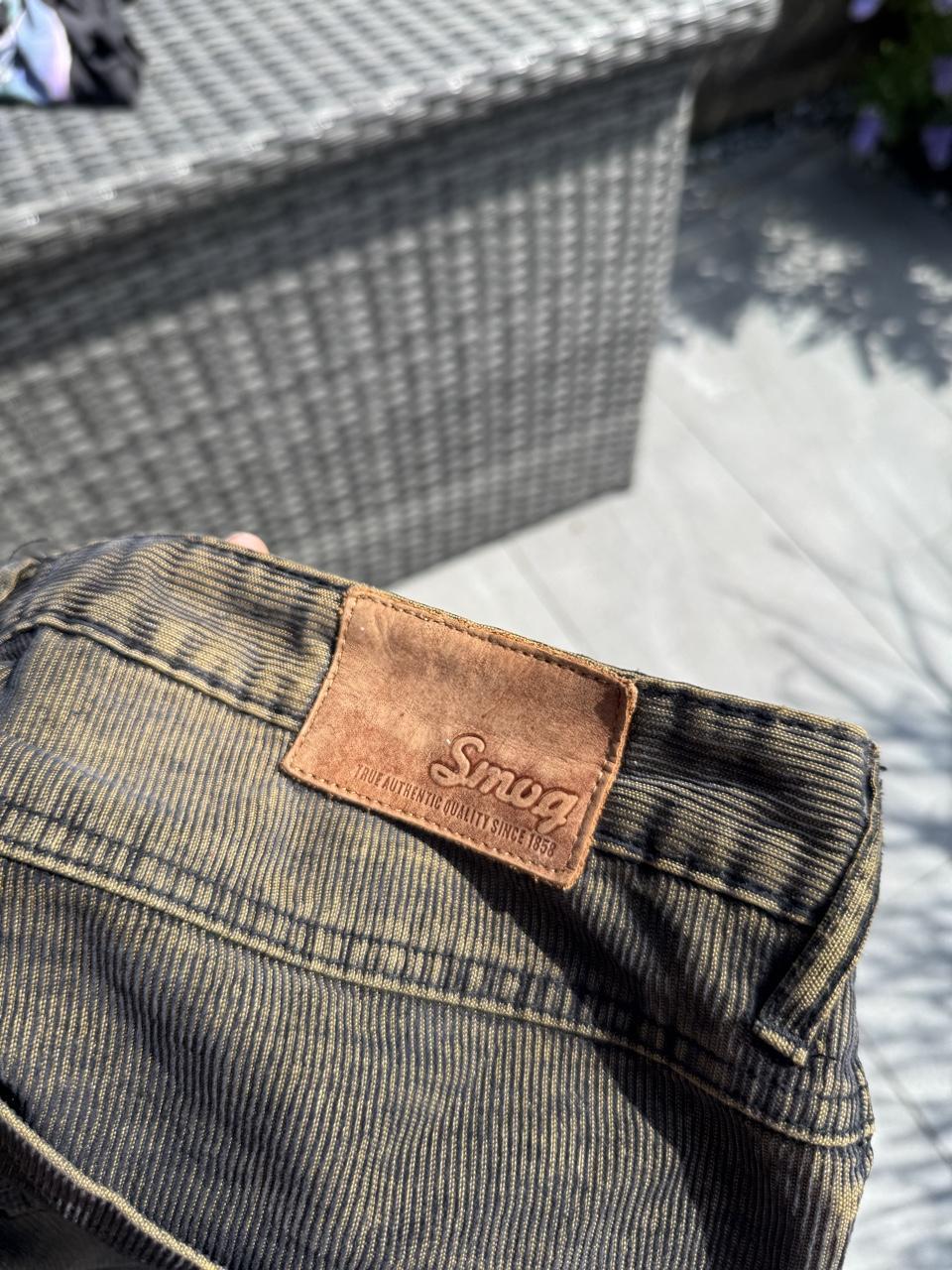 revivvd Custom Smog Bleached Corduroy Trousers – 32x32