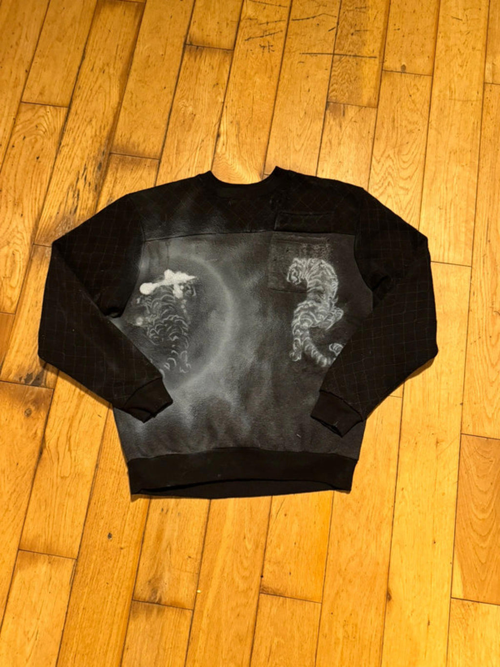 Custom black tiger jumper