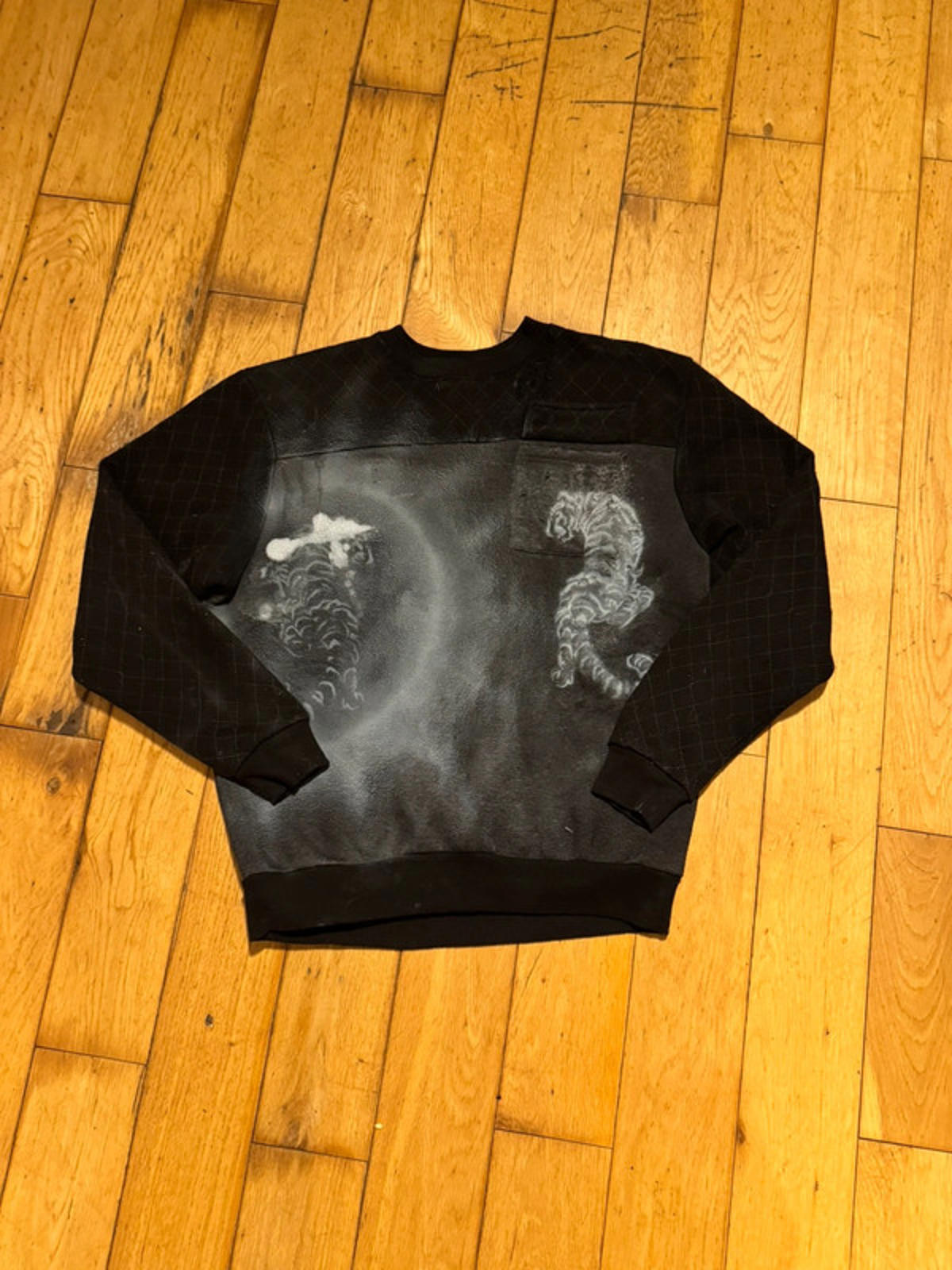 Custom black tiger jumper