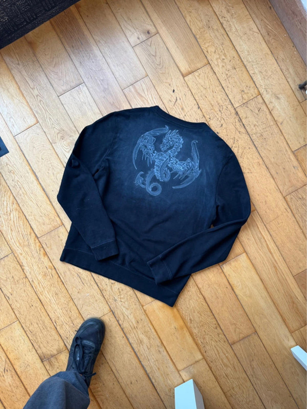 Custom airbrushed all saints dragon sweatshirt