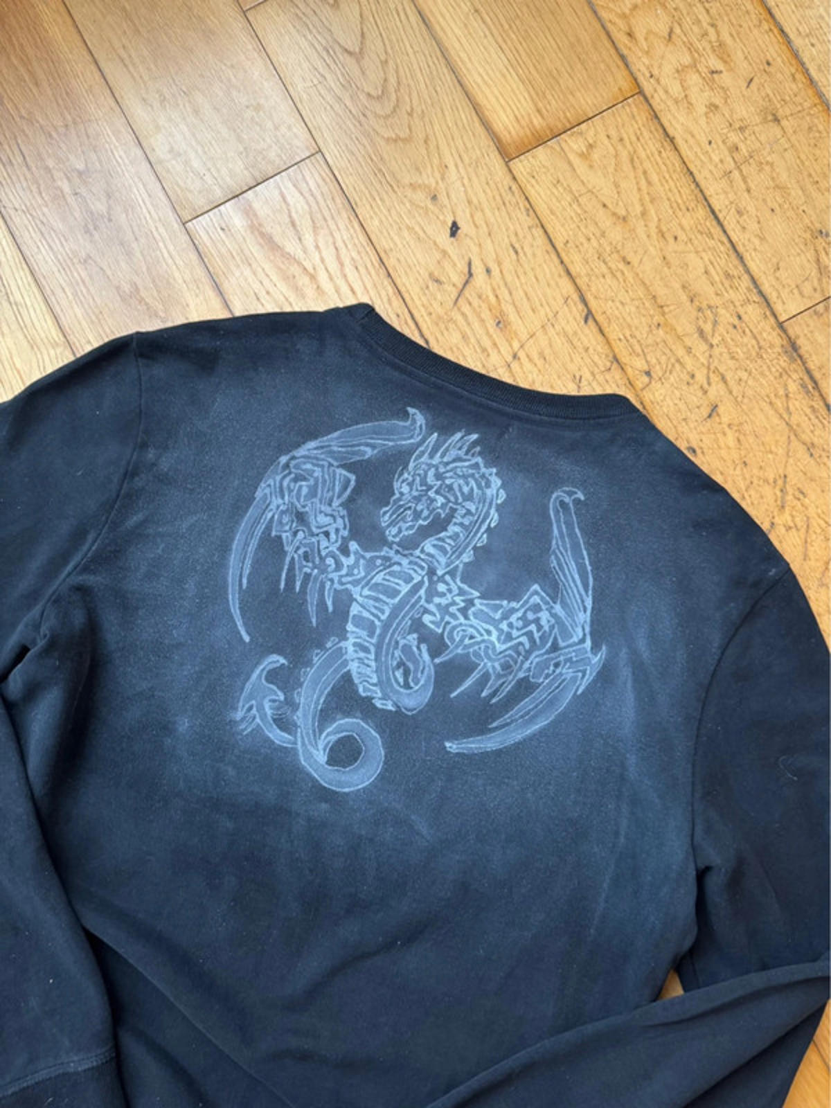 Custom airbrushed all saints dragon sweatshirt
