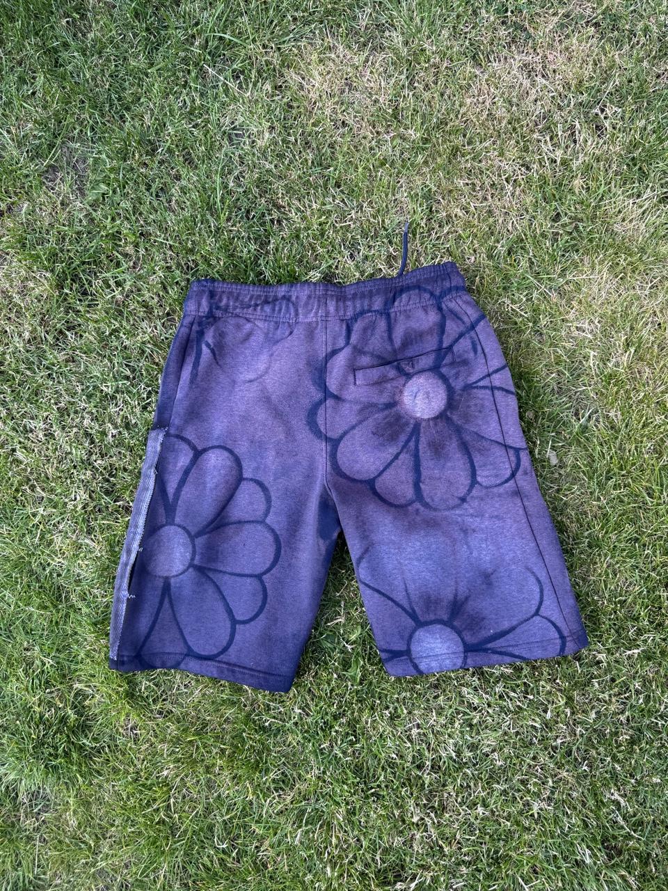Revivvd Custom – Floral Utility Sweat Shorts