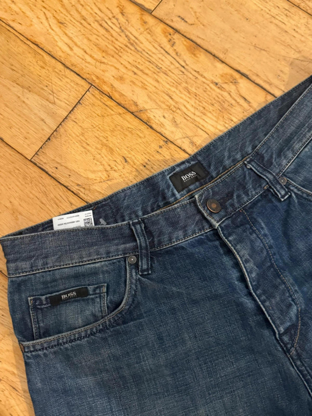 Custom painted dragon Hugo boss jeans