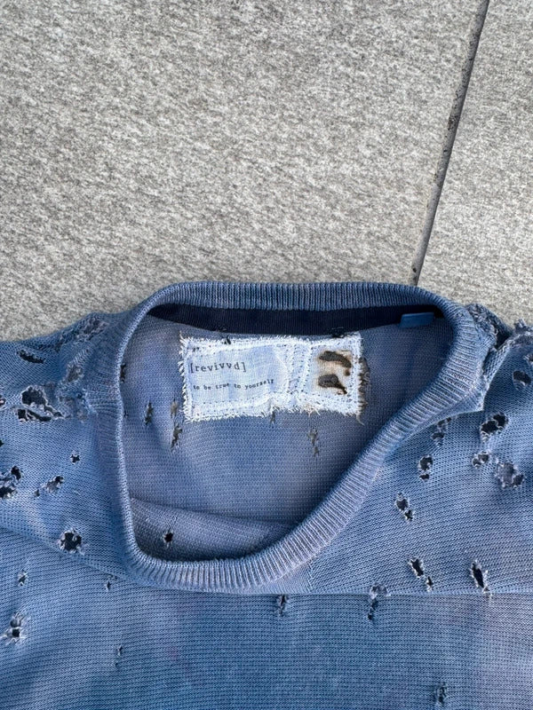 Revivvd Custom Distressed Knit Jumper